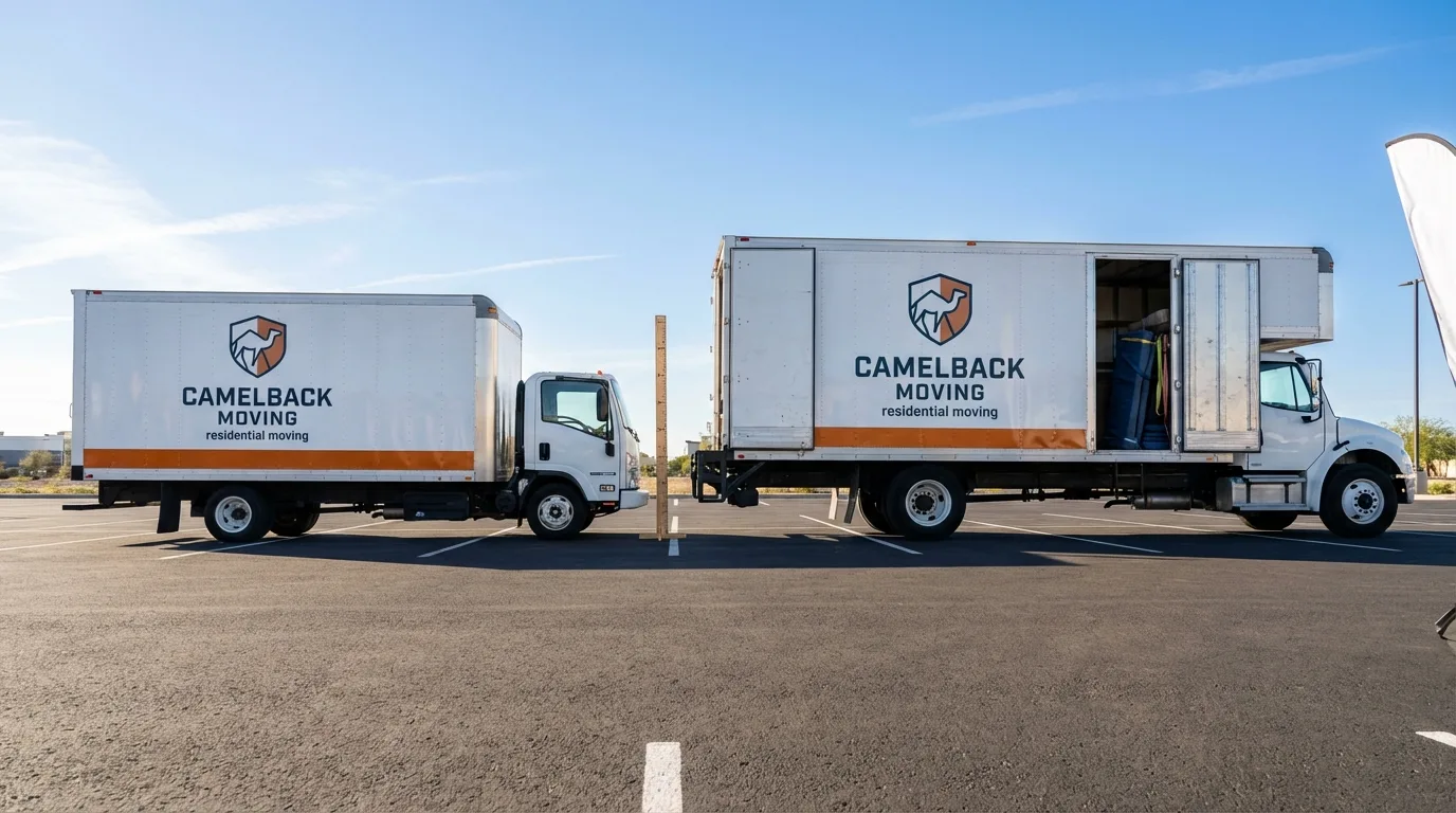 Moving truck size capacity guide in Sweet Home